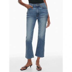 NWT REDONE 70s High Rise Cropped Bootcut Jeans Denim Blue 29